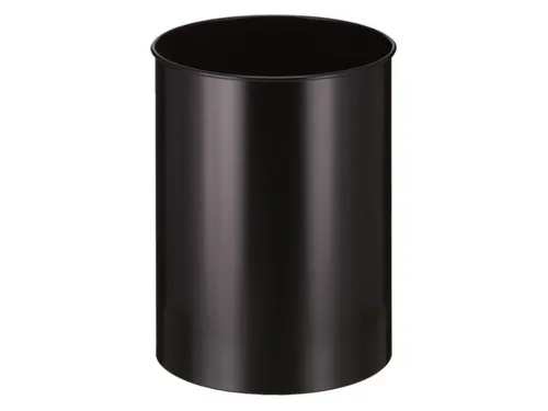 Papierbak Vepabins rond 30 liter Zwart