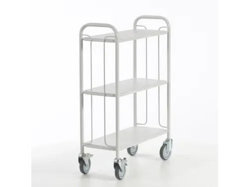 Dossierwagen 150kg 3 Etages 710x290x1100mm Ral7035