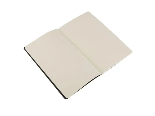 Schrift Moleskine 130x210mm blanco 160 pagina's 70gr zwart set à 3 st