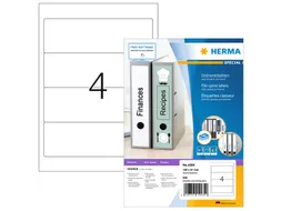 Herma 4284 Rugetiket 192x61 mm Wit permanent klevend 400 stuks