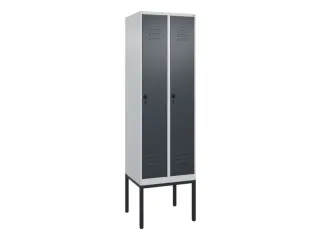 locker voor scheiding van kleding,HxBxD 2120x600x500mm,2vak - 1