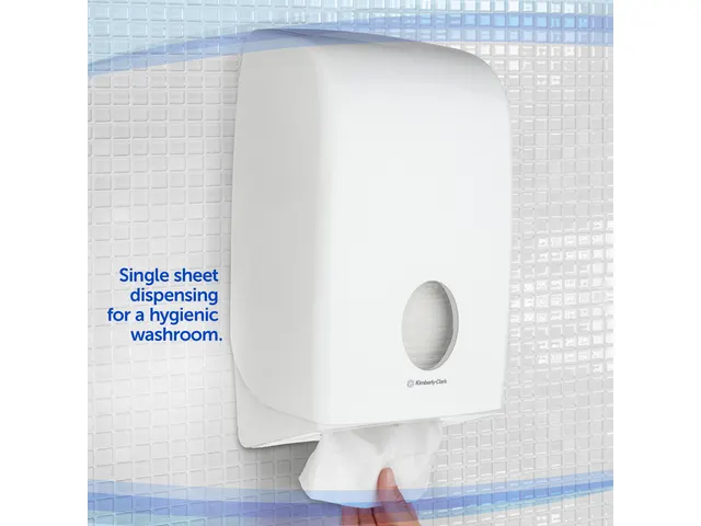 Handdoekdispenser Kimberly Clark Aquarius i-vouw wit 6945