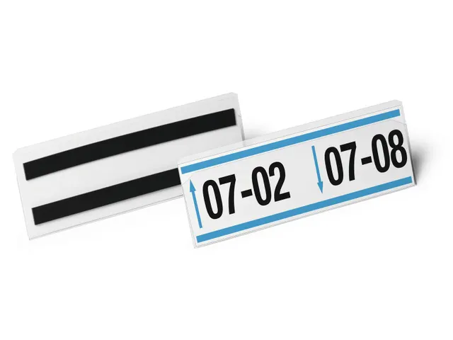 Magnetische documenthoes HARD COVER 1/2 A5 liggend formaat 10 Stuks