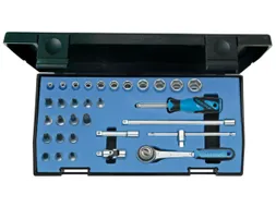 20 IMU-3 Dopsleutelset 1/4 inch 32-delig zeskant IN-IS-PH-PZ