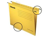 Hangmap Pendaflex Verticaal folio V-bodem geel