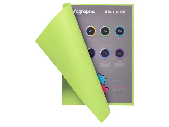 Inlegmappen Flash 80 100% Gerecycleerd 22x31cm Lichtgroen