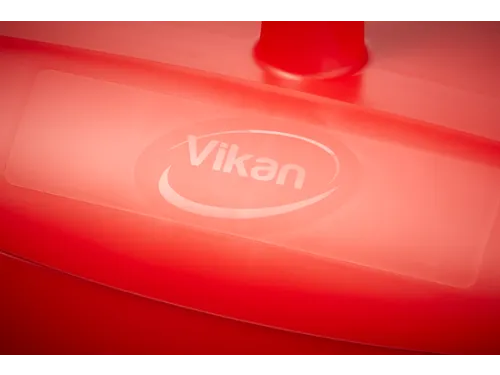 Vikan Hygiene stofblik + veger combinatieset alu steel 840mm Rood