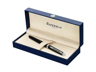 Rollerpen Waterman Hémisphère Black lacquer CT Fijn - 1