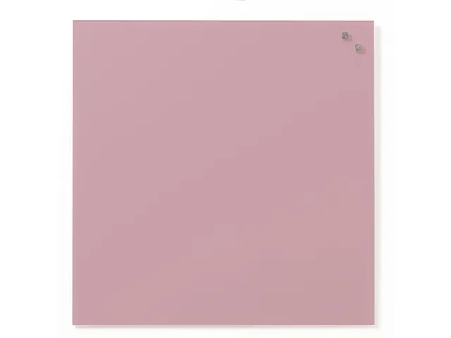 Glasmagneetbord Naga 45x45cm licht roze