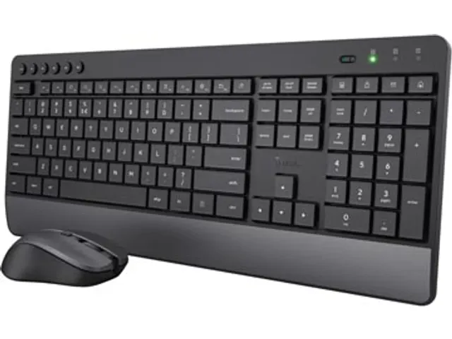 Trezo draadloze deskset gerecycleerd kunststof azerty