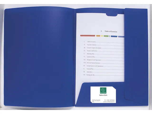 Presentatiemap Kreacover PP, A4, blauw