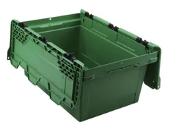 Euronorm-herbruikbare bakken,HxLxB 199x600x400mm,PP,groen