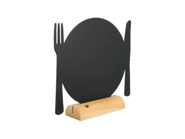 Krijtbord Securit bord 240x250x60mm houten voet