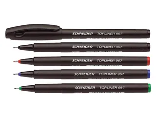 Fineliner Schneider Topliner 967 Rood 0.4mm - 2