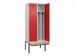 locker met bank,voor scheiding van kleding,HxBxD 2120x800x815mm,2vak