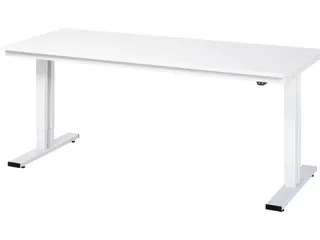 Werkbank elektrisch hoogte verstelbaar 720-1120x2000x800mm wit RAL7035 - 2