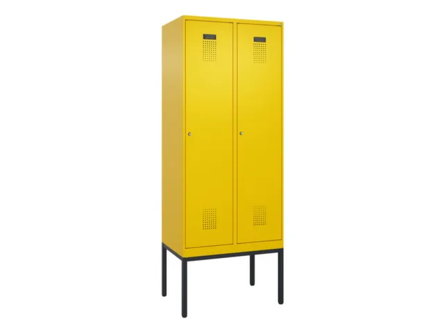 locker voor scheiding van kleding,HxBxD 2120x800x500mm,2vak