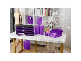 Brievenbak COMBO MID I violet transparant - 4
