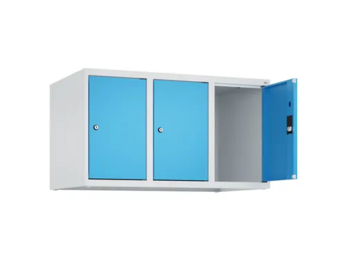 opzetkast,v. locker,3vak.,vak B 300mm,HxBxD 500x900x500mm,vleugeldeur
