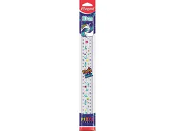 Liniaal Maped Pixel Party Twist 'n Flex 30cm transparant