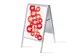Stoepbord A1 complete set met print korting