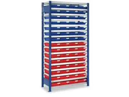 zichtbakkenstelling,grondveld,HxBxD 2000x1060x300mm,60bakken