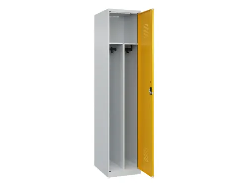 locker voor scheiding van kleding,HxBxD 1850x400x500mm,1vak