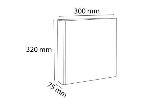 Ordner Kreacover Pre m'Touch A4 50mm wit
