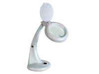 Bureaulamp Met Vergrootglas Dioptrie 3 + 12 - 12W - Wit