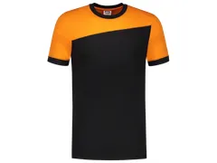 Tricorp Bicolor naden 102006 T-shirt, zwart/oranje, maat 8XL, per stuk