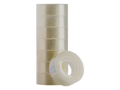 Plakband Quantore 19mmx33m transparant voordeelbundel