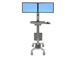 Computertrolley Neo-Flex Dual Wideview Workspace - 2