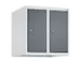 opzetkast,v. locker,2vak.,vak B 250mm,HxBxD 500x500x500mm,vleugeldeur