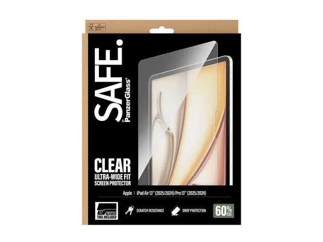 PanzerGlass SAFE. by Screen Protector iPad Air 13 inch (2024-2026)