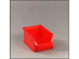 magazijnbak,HxBxD 75x102x160mm,PP,rood - 1