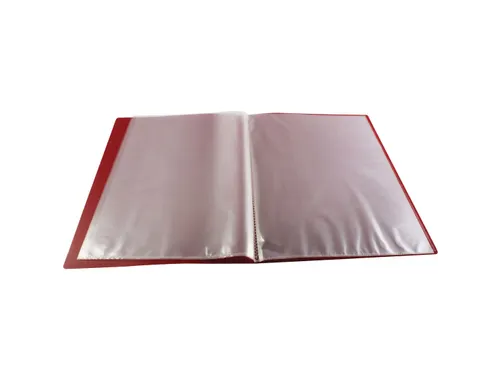 Showalbum Personaliseerbaar A4 40 Tassen Rood