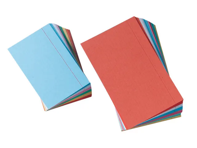 Gekleurde Systeemkaarten Ft 12,5 X 20, Gelijnd