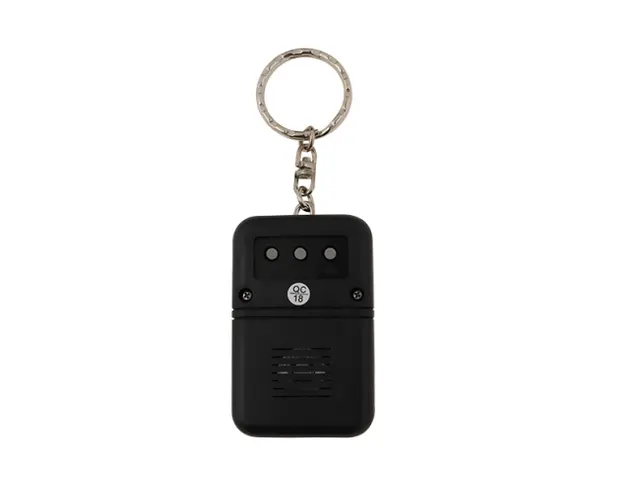 Sleutelhanger tijd Senseworks Nederlandssprekende reiswekker 6x4x1.5cm