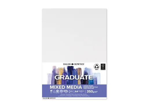 Canvasboard Daler Rowney Graduate A4 wit