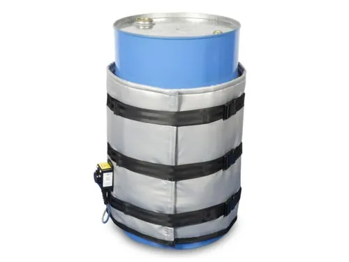 verwarmingsmantel,v. 120l vat,buiten nylon,zilverkleurig,1050 W