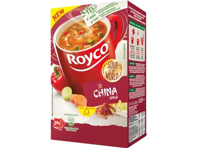 Minute Soup Chinese Style, pak van 20 zakjes