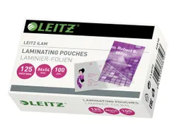 Lamineerhoes Leitz 54x86mm 2x125 micron EVA 100stuks
