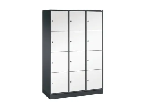 grootvolume-lockersysteem,HxBxD 1950x1220x500mm,3x4vakken,cil.-slot
