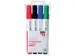 Whiteboardstift Quantore rond 1-1.5mm 4stuks assorti