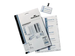 Kaart Badge Durable Duraprint 54x90mm - 5
