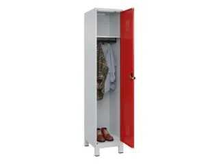 locker,HxBxD 1950x400x500mm,1vak,vak B 400mm,draaigrendel,voeten - 1