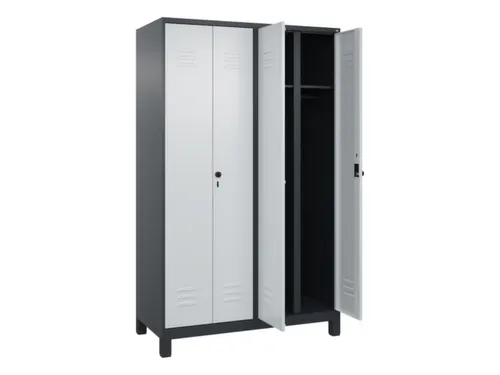 locker voor scheiding van kleding,HxBxD 1950x1200x500mm,4vak