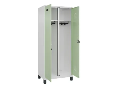 locker voor scheiding van kleding,HxBxD 1950x800x500mm,2vak