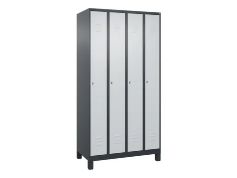 locker,HxBxD 1950x1000x500mm,4vak,vak B 250mm,cil.-slot,voeten