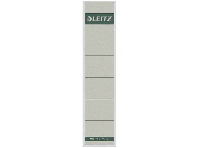 Rugetiket Leitz 1643 39x192mm grijs zelfklevend